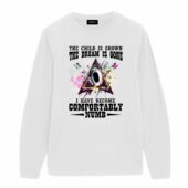 The Dream Is Gone And I Have Become Comfortably Numb Front Longsleeve White - OtherBrick