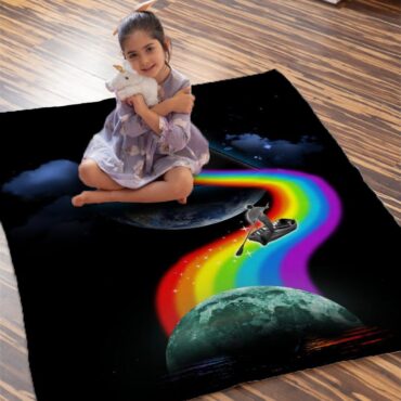 The Endless River Dark side of the moon Pink Floyd Velveteen Plush Blanket