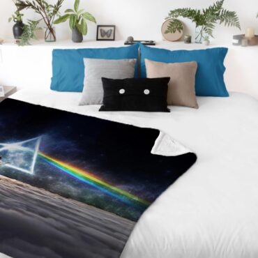 The Endless River x DSOTM Pink Floyd Velveteen Plush Blanket