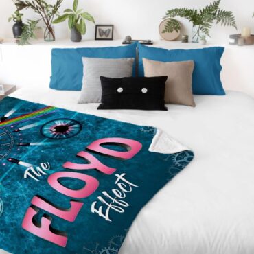 The Floyd Effect Pink Floyd Velveteen Plush Blanket
