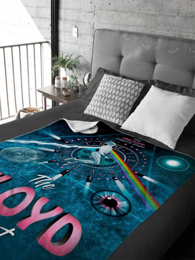 The Floyd Effect Pink Floyd Velveteen Plush Blanket