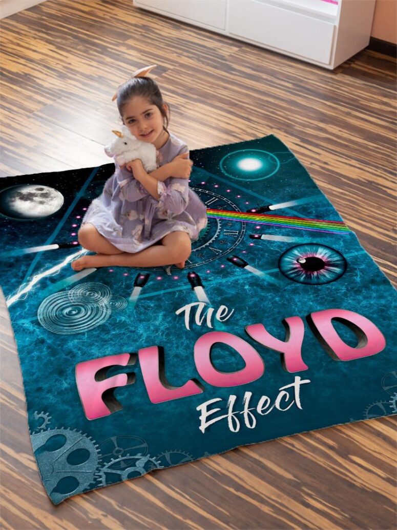 The Floyd Effect Pink Floyd Velveteen Plush Blanket