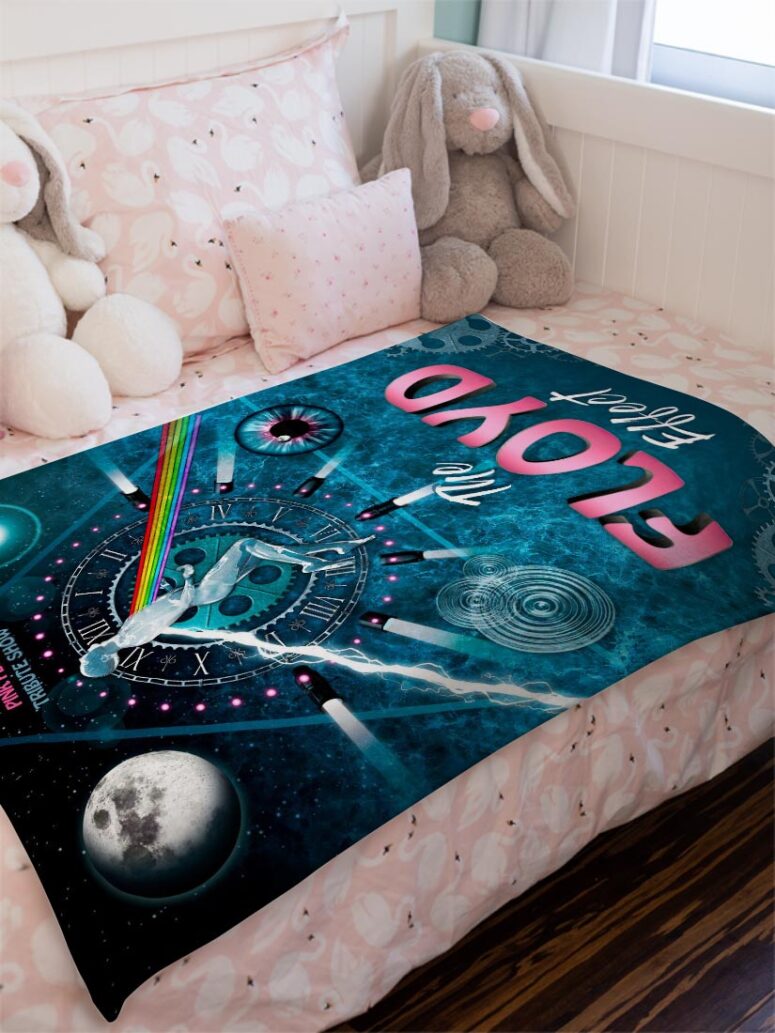 The Floyd Effect Pink Floyd Velveteen Plush Blanket