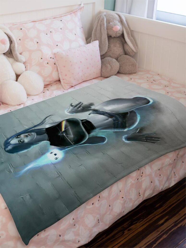 The Ghost Girl Pink Floyd fan Velveteen Plush Blanket