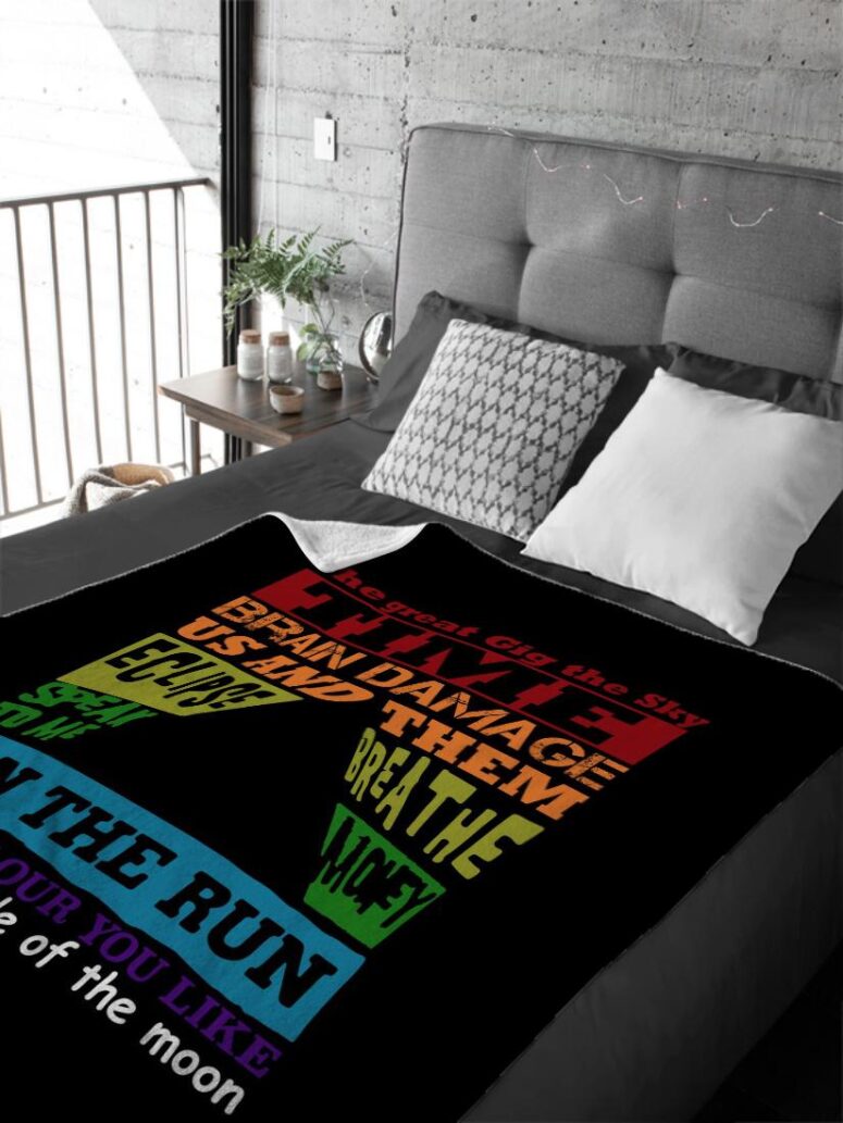The Great Gig in the Sky Time DSOTM On the Run Breathe Pink Floyd Album Velveteen Plush Blanket The Great Gig in the Sky Time DSOTM On the Run Breathe Pink Floyd Album Velveteen Plush Blanket
