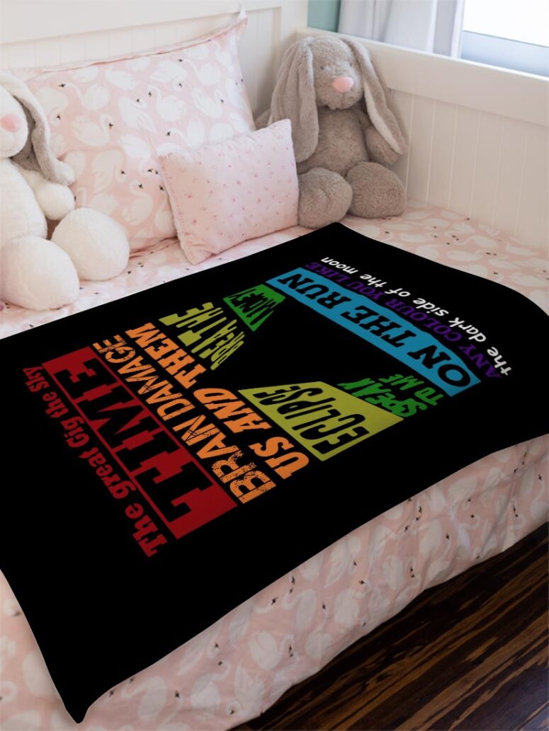 The Great Gig in the Sky Time DSOTM On the Run Breathe Pink Floyd Album Velveteen Plush Blanket The Great Gig in the Sky Time DSOTM On the Run Breathe Pink Floyd Album Velveteen Plush Blanket