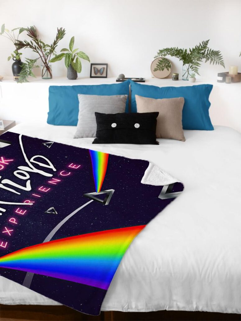 The Pink Floyd UK Experience Velveteen Plush Blanket The Pink Floyd UK Experience Velveteen Plush Blanket