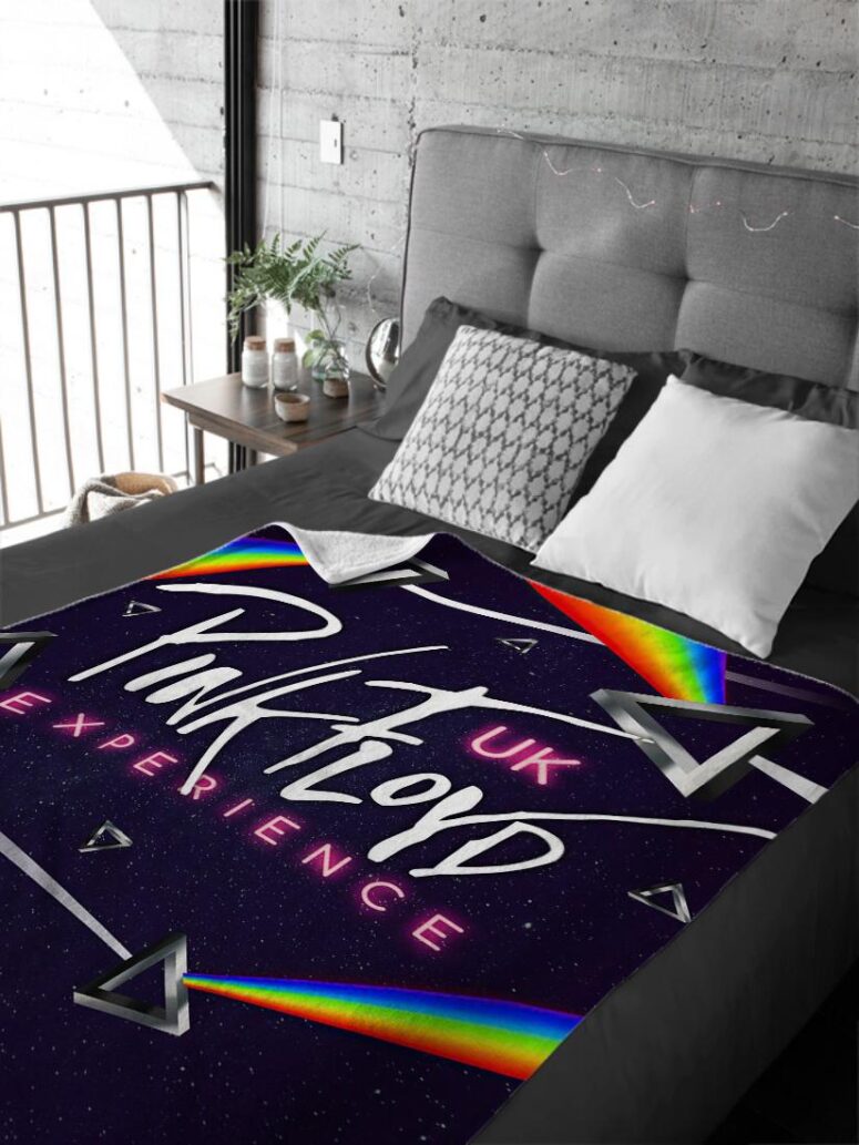 The Pink Floyd UK Experience Velveteen Plush Blanket The Pink Floyd UK Experience Velveteen Plush Blanket