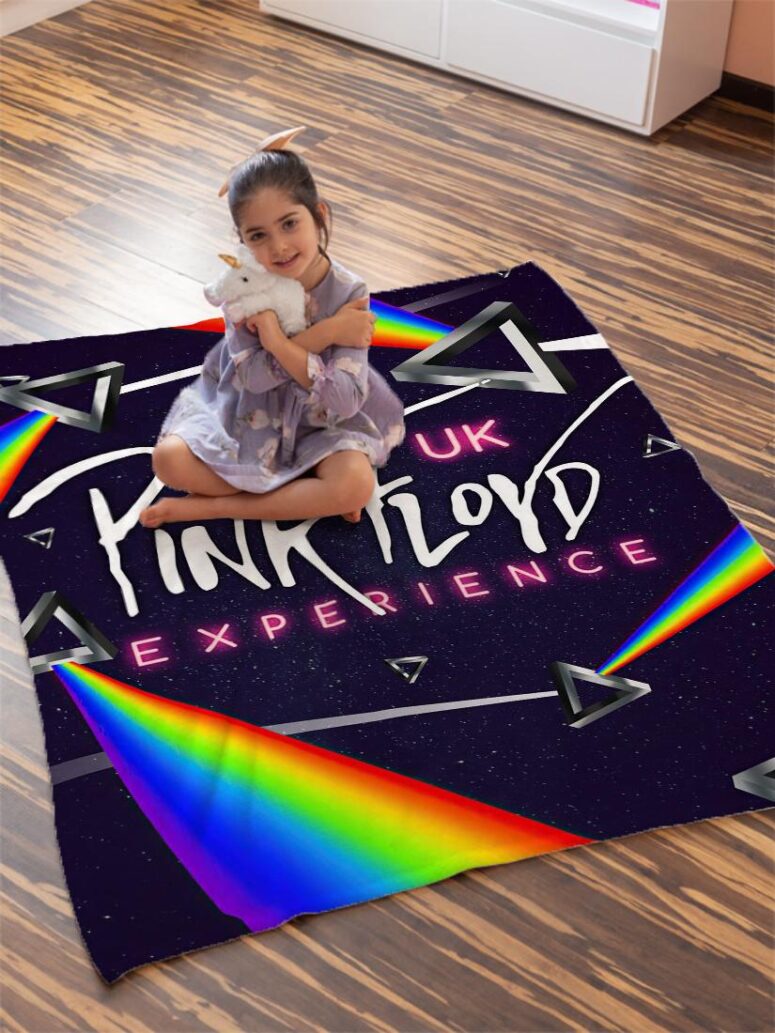 The Pink Floyd UK Experience Velveteen Plush Blanket The Pink Floyd UK Experience Velveteen Plush Blanket