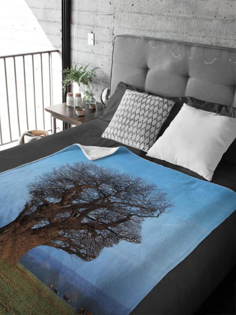 Tree Of Half Life Pink Floyd Velveteen Plush Blanket