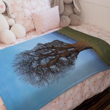 Tree Of Half Life Pink Floyd Velveteen Plush Blanket