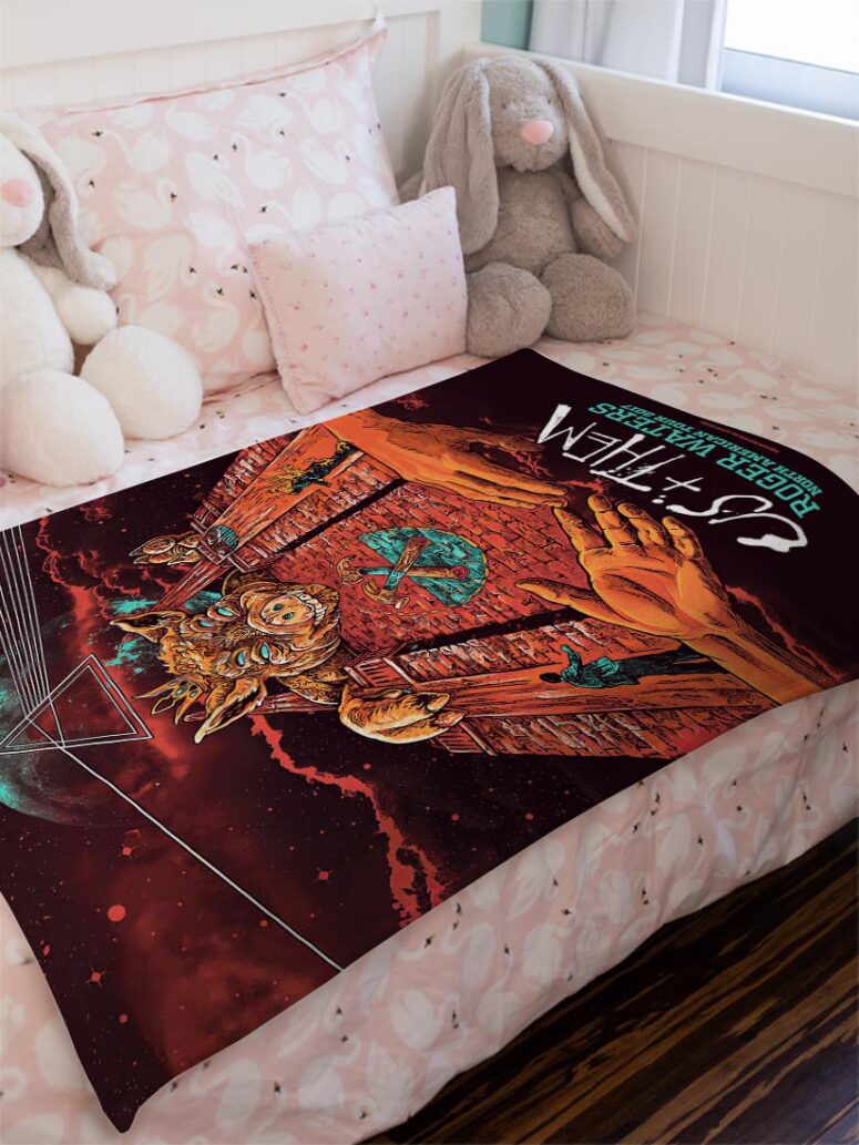 US x Them American Tour Pink Floyd Velveteen Plush Blanket US x Them American Tour Pink Floyd Velveteen Plush Blanket