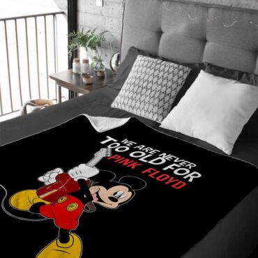 We are never too old for Pink Floyd Velveteen Plush Blanket