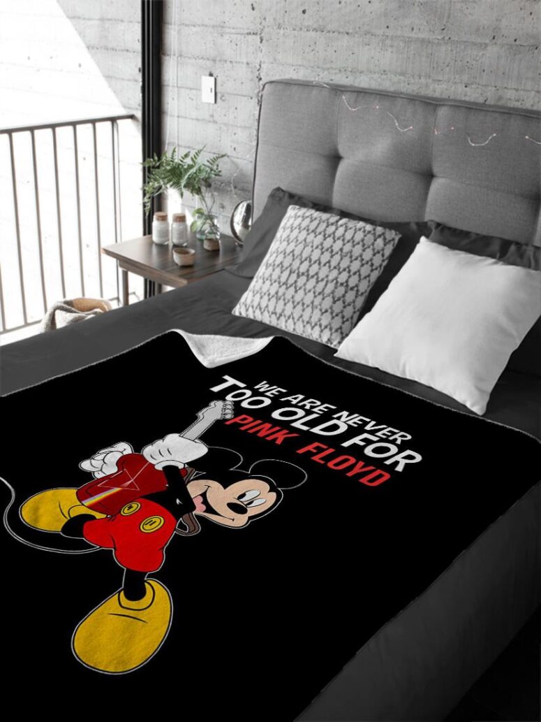 We are never too old for Pink Floyd Velveteen Plush Blanket We are never too old for Pink Floyd Velveteen Plush Blanket