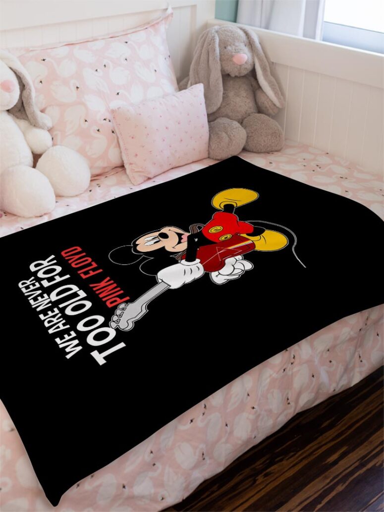 We are never too old for Pink Floyd Velveteen Plush Blanket We are never too old for Pink Floyd Velveteen Plush Blanket