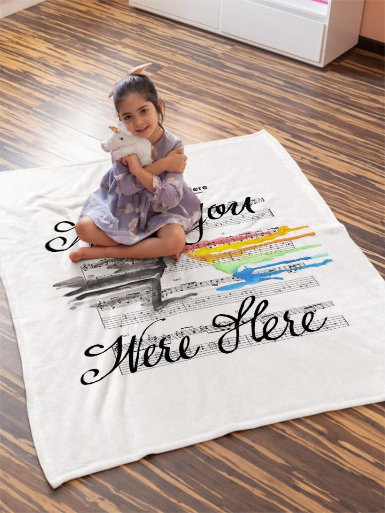 Wish You Were Here Pink Floyd Sheet Music Velveteen Plush Blanket Wish You Were Here Pink Floyd Sheet Music Velveteen Plush Blanket