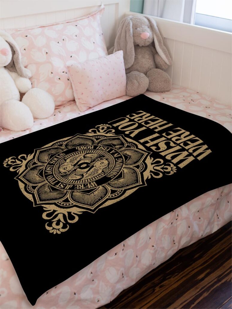 Wish You Were Here Were just two lost souls Swimming in a fish bowl Pink Floyd Velveteen Plush Blanket Wish You Were Here Were just two lost souls Swimming in a fish bowl Pink Floyd Velveteen Plush Blanket