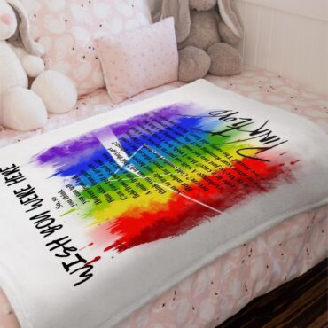 Wish You were here lyric Art Pink Floyd Velveteen Plush Blanket