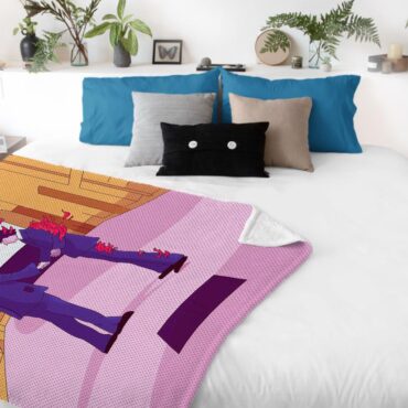 Wish you were here Art Pink Floyd Velveteen Plush Blanket