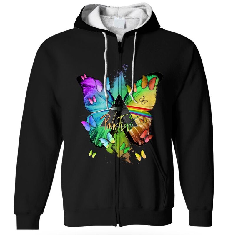 Nick Mason Butterfly x Dark Side Of The Moon Pink Floyd Shirt Nick Mason Butterfly x Dark Side Of The Moon Pink Floyd Shirt