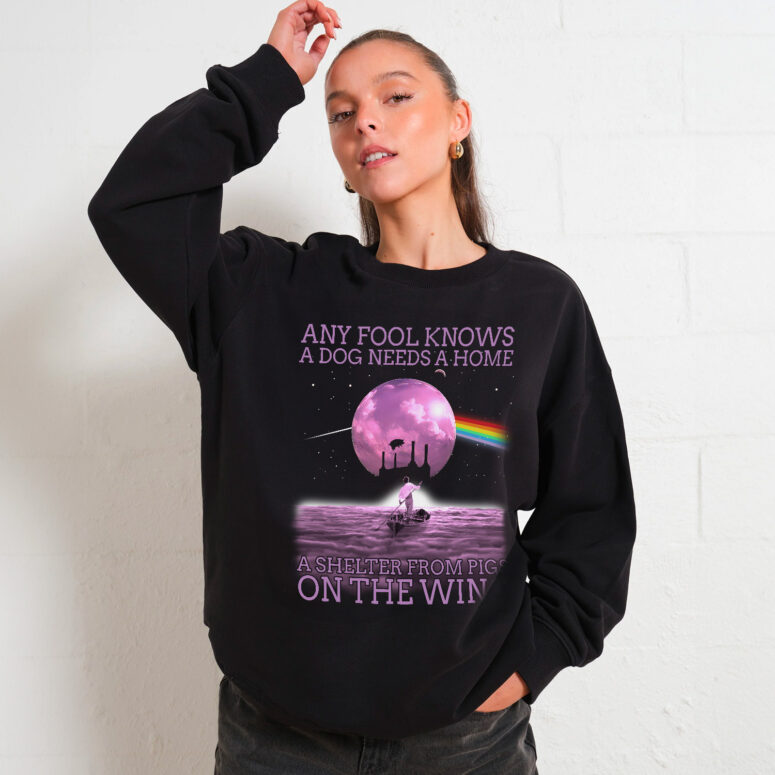 Pink Floyd Any Fool Know A Dog Needs A Home A Shelter From Pigs On The Wing Shirt