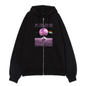 Front Ziphoodie Black - OtherBrick
