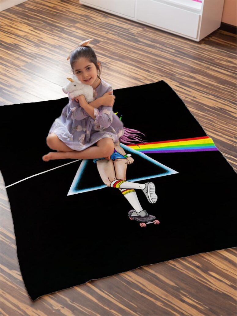 on the way to the dark side Pink Floyd Velveteen Plush Blanket
