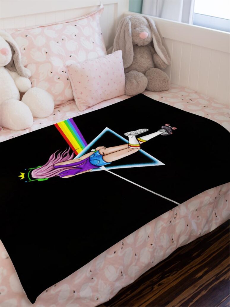 on the way to the dark side Pink Floyd Velveteen Plush Blanket