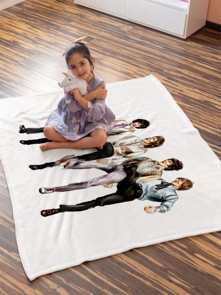 pink floyd 1967 hand drawing art Velveteen Plush Blanket pink floyd 1967 hand drawing art Velveteen Plush Blanket
