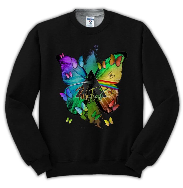 Nick Mason Butterfly x Dark Side Of The Moon Pink Floyd Shirt Nick Mason Butterfly x Dark Side Of The Moon Pink Floyd Shirt