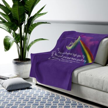 All Your Life Will Ever Be Pink Floyd Breathe Lyric Velveteen Plush Blanket