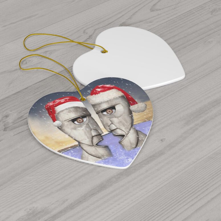 Division Bell Xmas - Pink Floyd Ceramic Ornament
