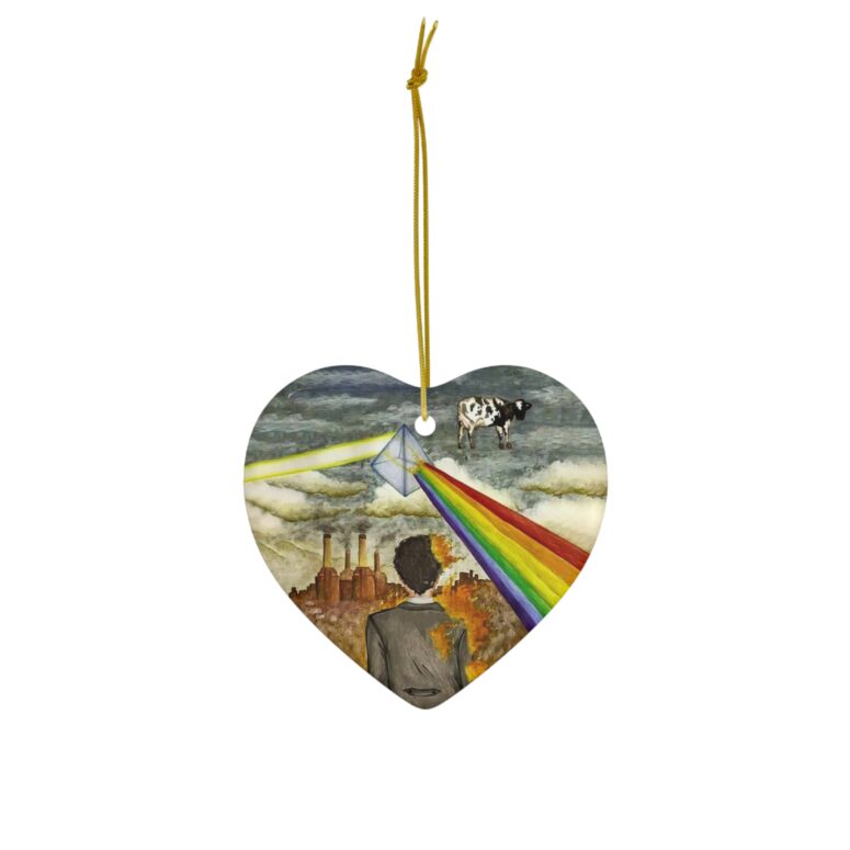 Dark Side Of The Moon WYWH - Pink Floyd Ceramic Ornament