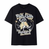 Pink Floyd Space Pyramid Shirt Front Tshirt Black - OtherBrick