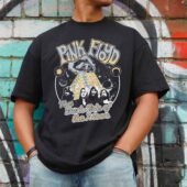 Pink Floyd Space Pyramid Shirtfront Shirt Man Black - OtherBrick