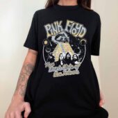 Pink Floyd Space Pyramid Shirtfront Shirt Woman Black - OtherBrick