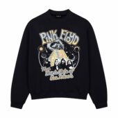 Pink Floyd Space Pyramid Shirtfront Sweatshirt Black - OtherBrick