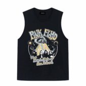 Pink Floyd Space Pyramid Shirtfront Tank Black - OtherBrick