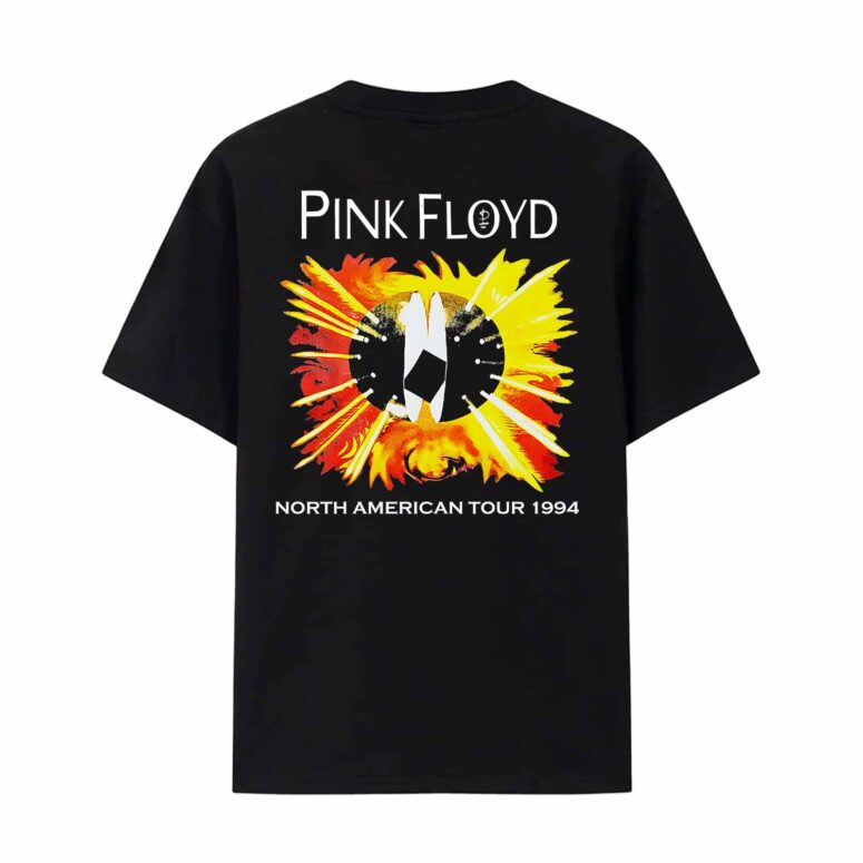 Justin Bieber Pink Floyd North American Tour 1994 Sun Dial Clock Shirt