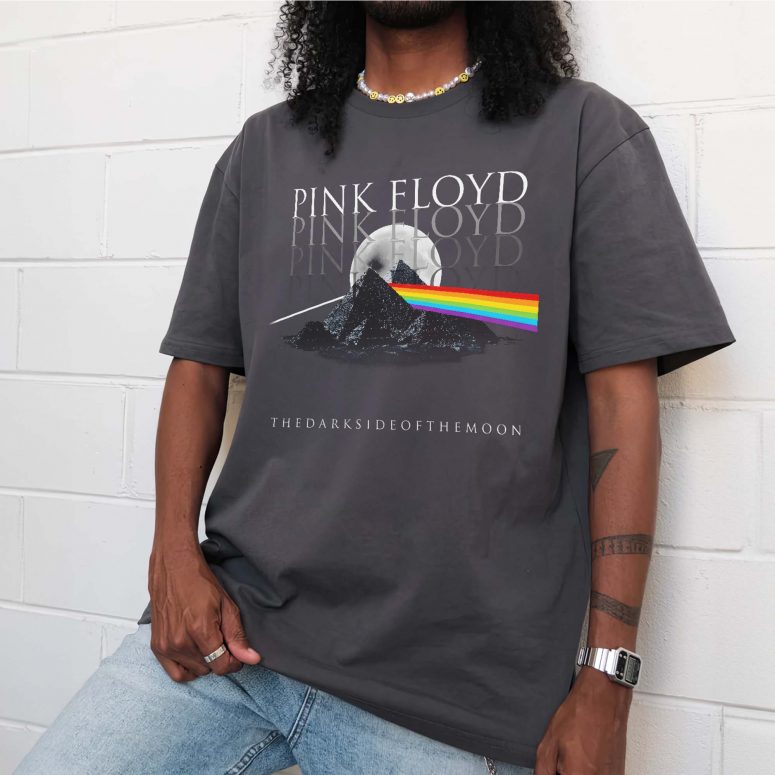 Pink Floyd Shirt - TDSOTM Pyramid Spectrum Moon