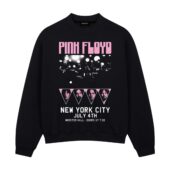 New York City July 4th Wooster Hall Front Sweatshirt Black - OtherBrick