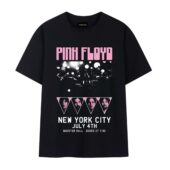 New York City July 4th Wooster Hall Front Tshirt Black - OtherBrick