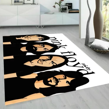 Pink Floyd Band Art Rug