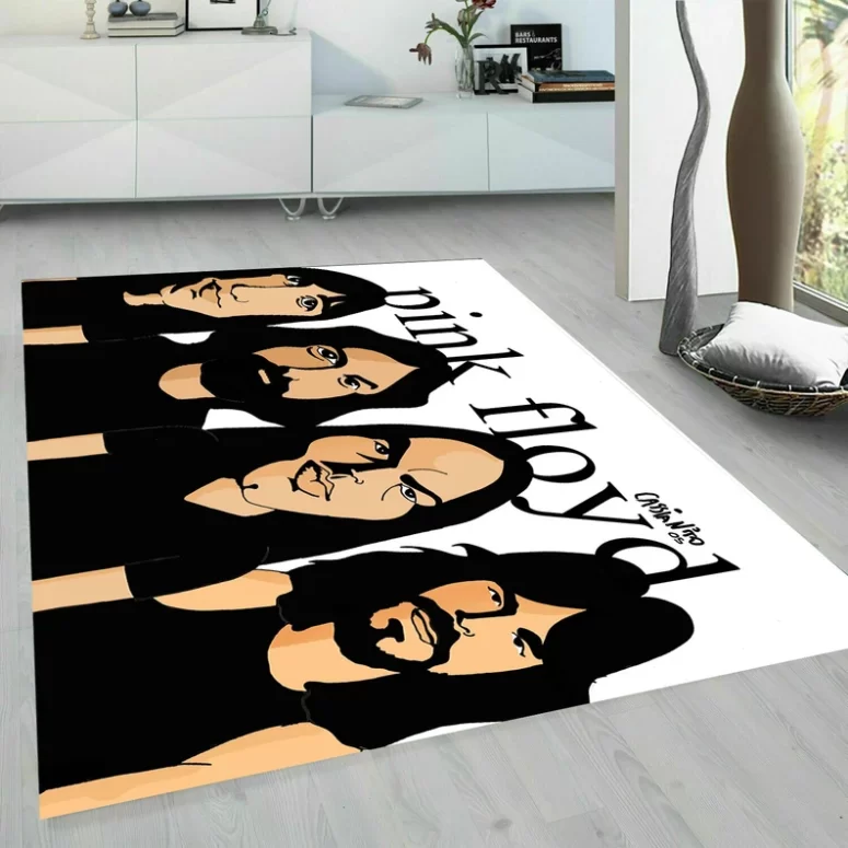 Pink Floyd Band Art Rug