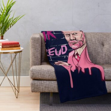 Pink Freud Pink Floyd Velveteen Plush Blanket