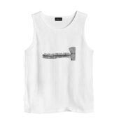 Careful With The Axe, Eugene Pink Floyd Front Tank White - OtherBrick