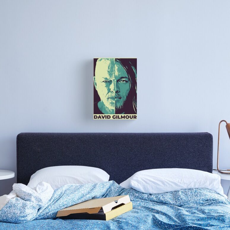 David Gilmour Drawing Art Pink Floyd Canvas David Gilmour Drawing Art Pink Floyd Canvas