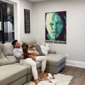David Gilmour Drawing Art Canvasp1theate - OtherBrick