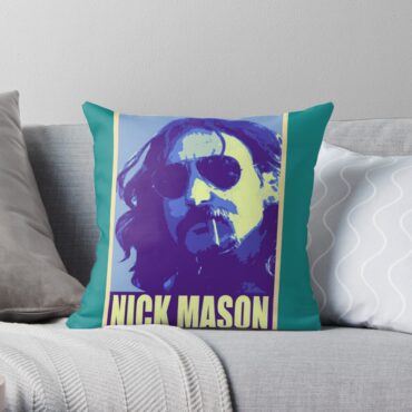 Syd Barrett Art  Pink Floyd Cushion Pillow
