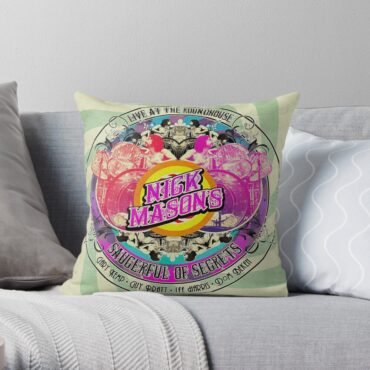 Syd Barrett Art  Pink Floyd Cushion Pillow